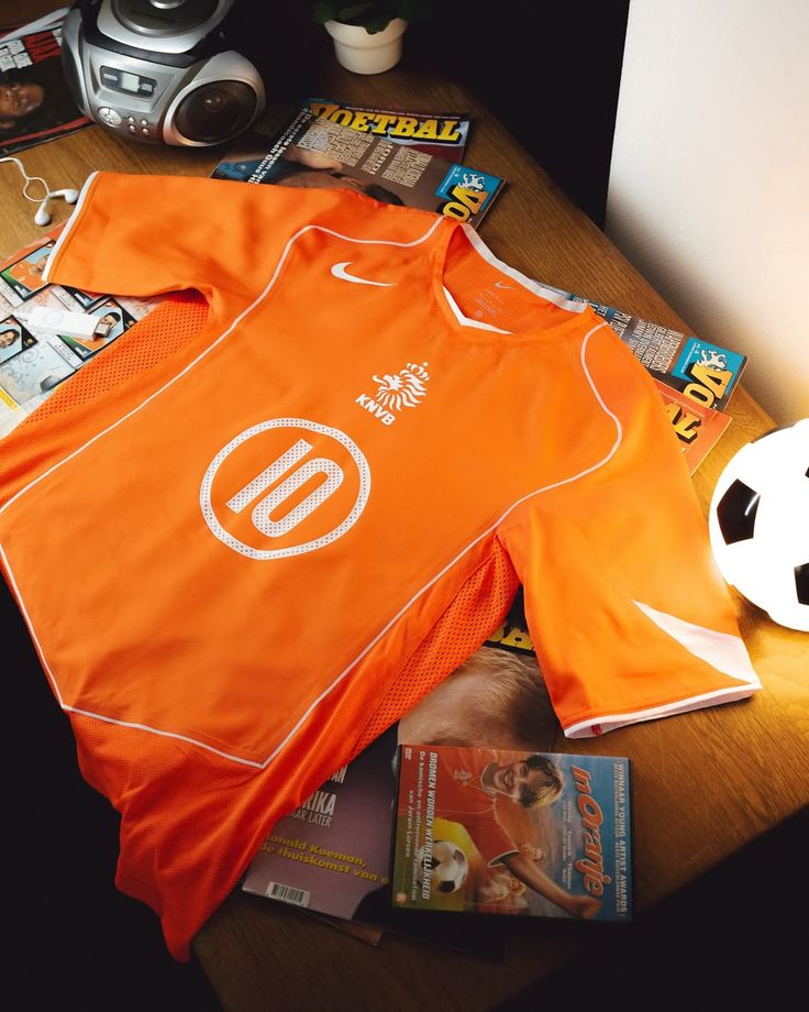 Nederland 2004 Retro Voetbalshirt