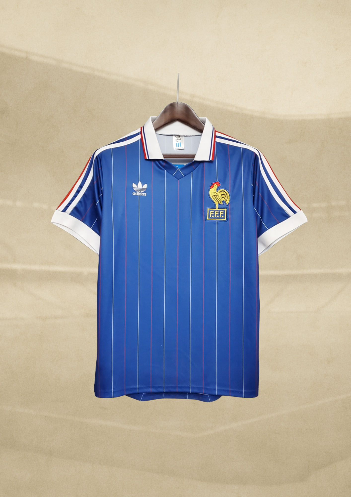 Frankrijk Retro Thuisshirt 1984