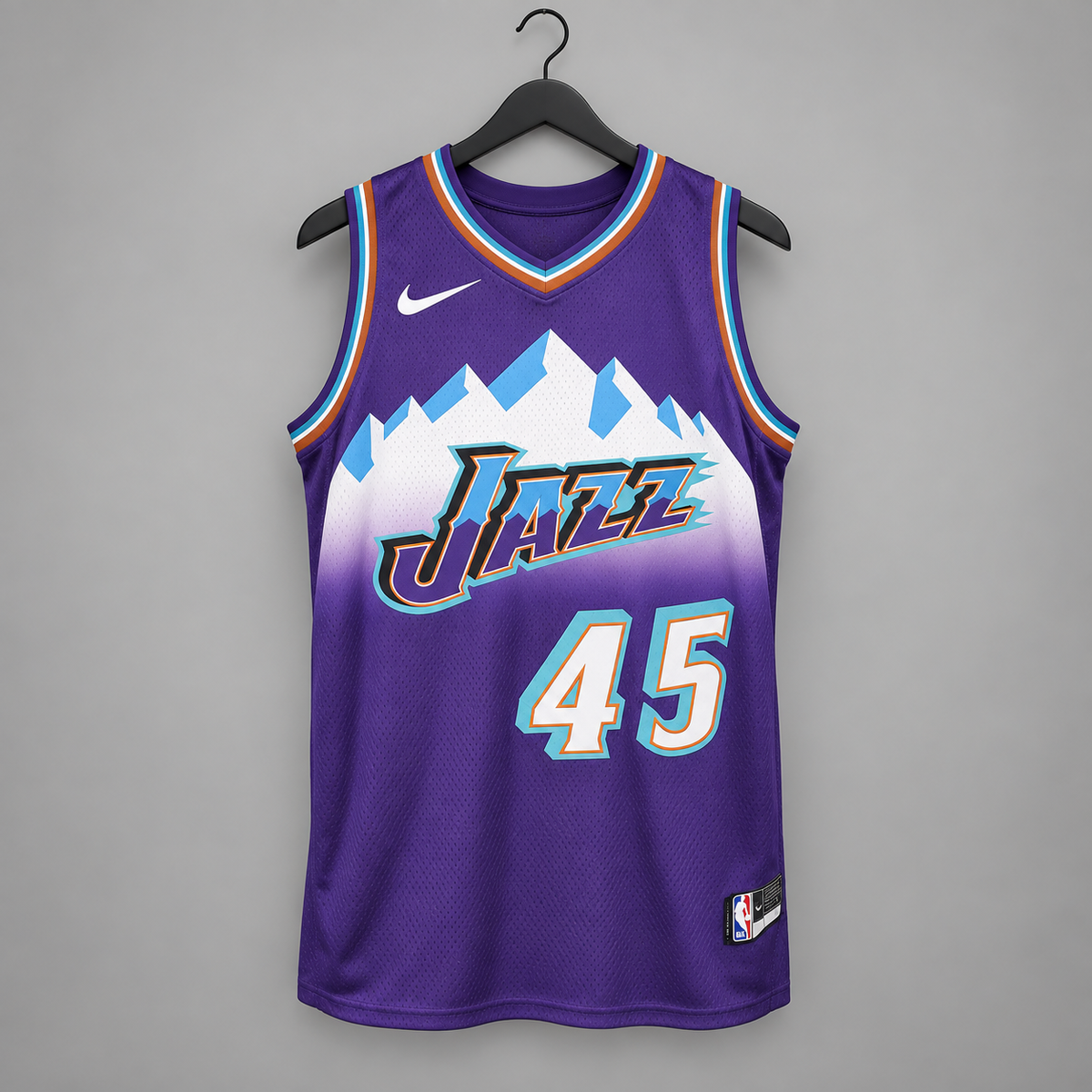 Utah Jazz 1996/97 Retro Basketbalshirt